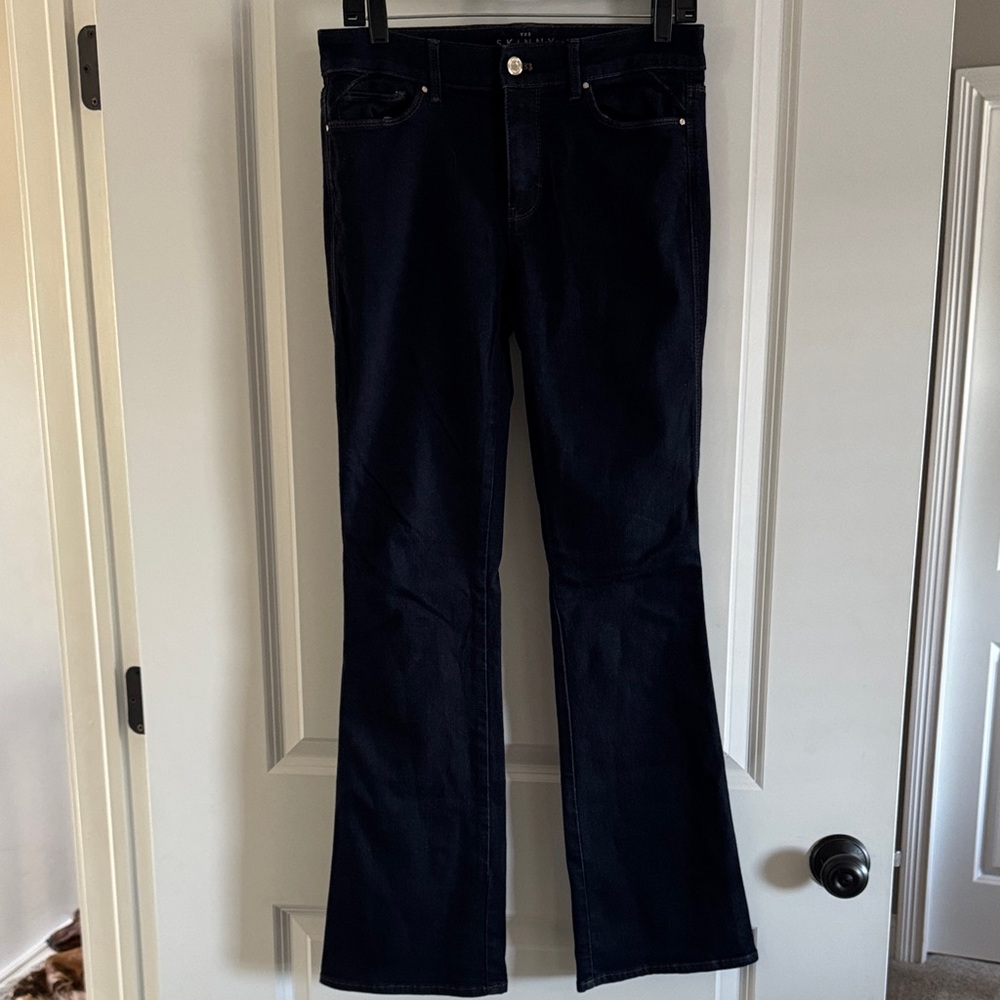 White House Black Market Dark Flare Jeans